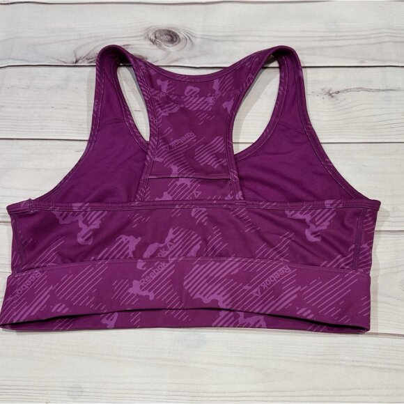 Reebok Workout Set Sportsbra & Leggings Activewear Size M Purple LIKE NEW!!! - Picture 14 of 14
